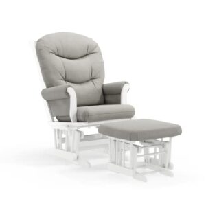 dutailier adele 0367 glider multiposition-lock recline with ottoman