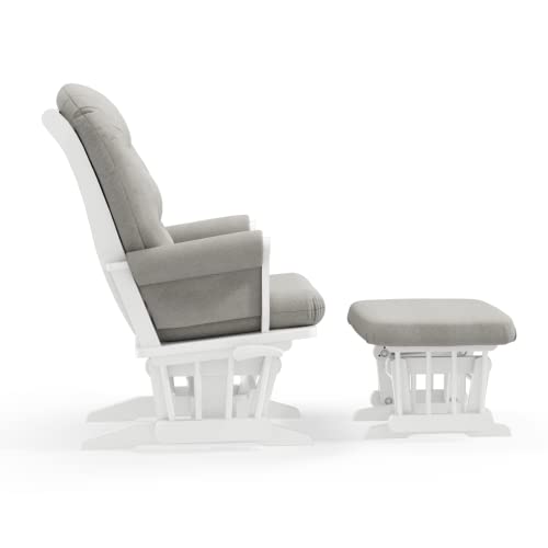 Dutailier Adele 0367 Glider Multiposition-Lock Recline with Ottoman