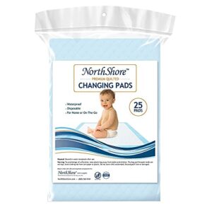 northshore premium, 17 x 24, 8 oz, baby changing pads, small, case/100 (4/25s)