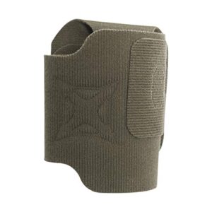 vertx tactigami mph sub, universal handgun holster for tactical gear, appendix ccw concealed carry firearm, customized fit, attach to loop panel, one wrap, desert tan