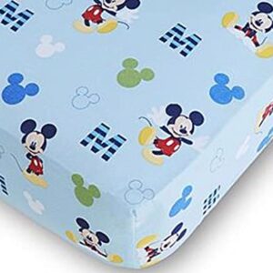 Disney Baby Mickey Mouse Fitted Crib Sheet