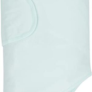 Miracle Blanket Baby Sleep Wearable Swaddle Wrap for Newborn Infant Boy or Girl 0-3 Months, Mint