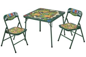 teenage mutant ninja turtles 3-piece table and chair set