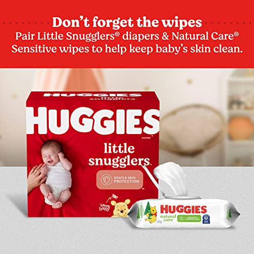 HUGGIES Little Snugglers Baby Diapers, Size Preemie, 30 Count, Convenience Pack (Packaging May Vary)