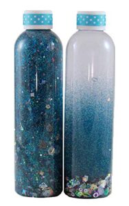 calming bottle - pool party blue - 8oz (fidget/time-out bottle)