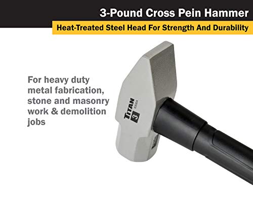 Titan 63004 3lb (48oz) Cross Peen Hammer