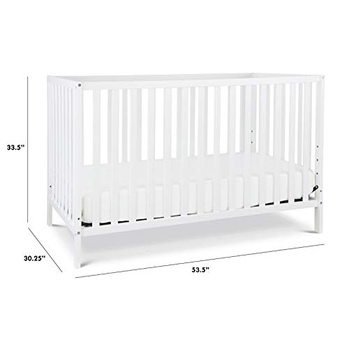 Davinci Union 4-in-1 Convertible Crib in White, Greenguard Gold Certified