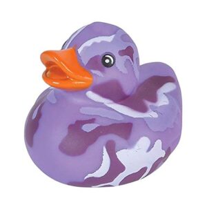 Rhode Island Novelty 2 Inch Camouflage Rubber Duckies, One Dozen Assorted