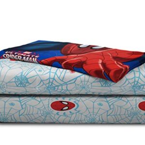 Marvel Spiderman 'Regulator' Toddler 4 Piece Bed Set