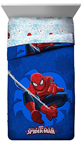 Marvel Spiderman 'Regulator' Toddler 4 Piece Bed Set