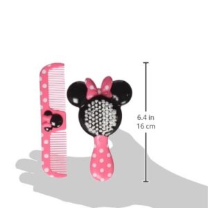 Disney Baby Minnie Hair Brush and Wide Tooth Comb Set