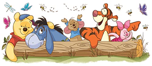 RoomMates RMK2553GM Winnie the Pooh and Friends Outdoor Fun Peel and Stick Wall Decal