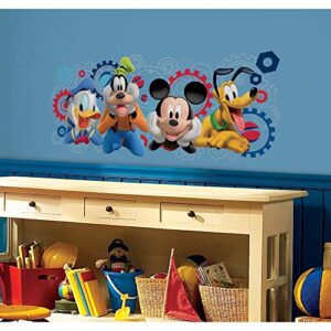 RoomMates RMK2561GM Mickey and Friends Mickey Mouse Clubhouse Capers Peel and Stick Giant Wall Decals
