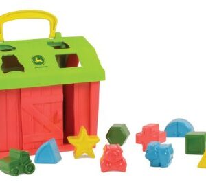 John Deere Barnyard Shape Sorter Toy & Matching Game, Ages 18 Months and Up