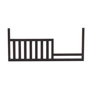baby cache toddler bed guard rail, montana collection, espresso