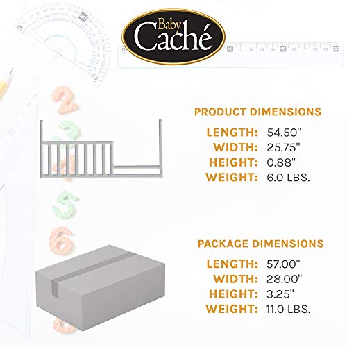 Baby Cache Toddler Bed Guard Rail, Montana Collection, Espresso