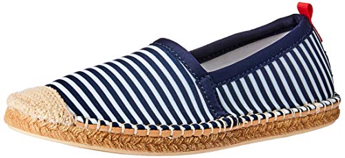 Sea Star Beachwear Beachcomber Espadrille Water Shoe (Toddler/Little Kid/Big Kid) Navy/White Microstripe 1 Little Kid M