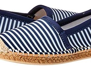 Sea Star Beachwear Beachcomber Espadrille Water Shoe (Toddler/Little Kid/Big Kid) Navy/White Microstripe 1 Little Kid M