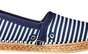 Sea Star Beachwear Beachcomber Espadrille Water Shoe (Toddler/Little Kid/Big Kid) Navy/White Microstripe 1 Little Kid M