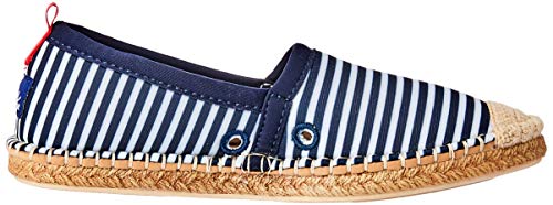 Sea Star Beachwear Beachcomber Espadrille Water Shoe (Toddler/Little Kid/Big Kid) Navy/White Microstripe 1 Little Kid M