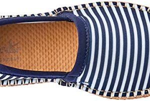 Sea Star Beachwear Beachcomber Espadrille Water Shoe (Toddler/Little Kid/Big Kid) Navy/White Microstripe 1 Little Kid M