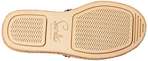 Sea Star Beachwear Beachcomber Espadrille Water Shoe (Toddler/Little Kid/Big Kid) Navy/White Microstripe 1 Little Kid M