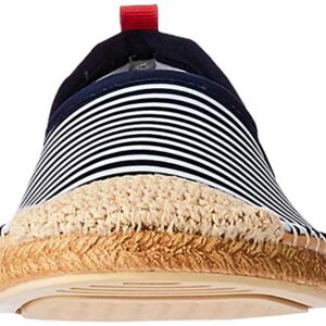 Sea Star Beachwear Beachcomber Espadrille Water Shoe (Toddler/Little Kid/Big Kid) Navy/White Microstripe 1 Little Kid M