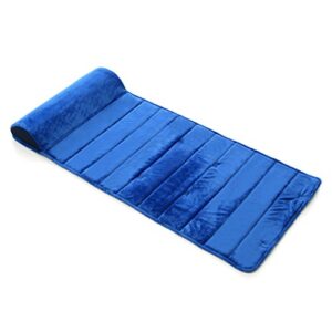 my first - toddler nap mat, memory foam sleeping mat with a removable pillow, portable and compact, 41 x 21 x 1 inch, blue, pack of 1