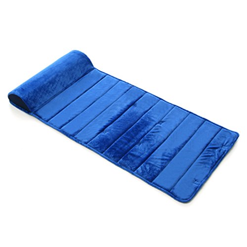 My First - Toddler Nap Mat, Memory Foam Sleeping Mat with a Removable Pillow, Portable and Compact, 41 x 21 x 1 inch, Blue, Pack of 1