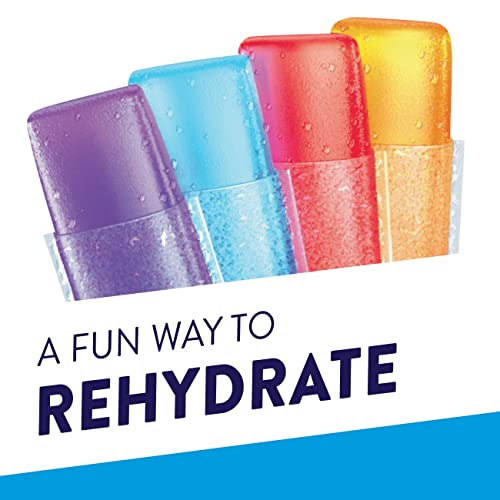 Pedialyte Electrolyte Solution Freezer Pops, Variety Pack, Pack of 64