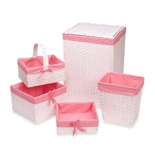 Five PC Hamper and Basket Set