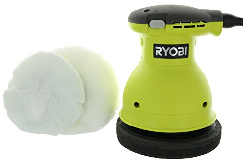 Ryobi RB61G 6 Inch Corded 120 Volt AC, .5 Amp 4,800 OPM Swirl-Free Orbital Buffer