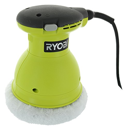 Ryobi RB61G 6 Inch Corded 120 Volt AC, .5 Amp 4,800 OPM Swirl-Free Orbital Buffer