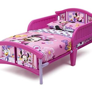 Delta Children Plastic Toddler Bed, Disney Minnie Mouse
