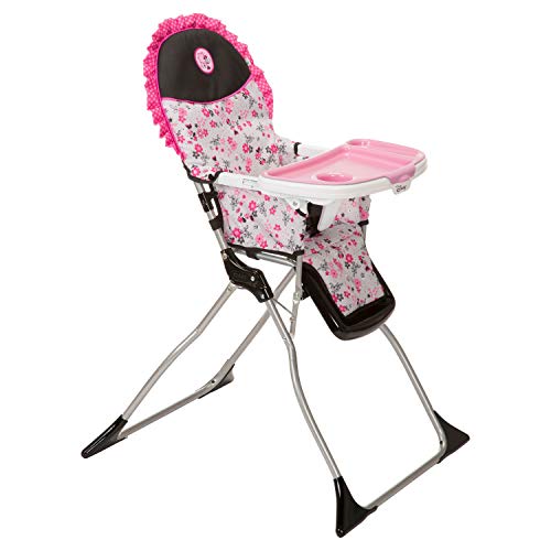 Disney Baby Minnie Mouse Simple Fold Plus High Chair with 3-Position Tray (Garden Delight)