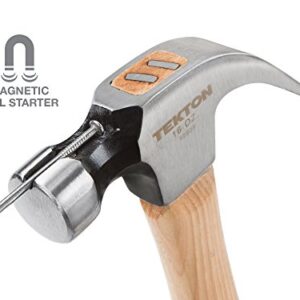 TEKTON 16 oz. Hickory Handle Magnetic Head Claw Hammer | 30303