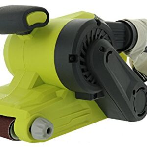 Ryobi BE319 6 Amp Portable 320 Feet / Minute Corded Belt Sander (3” x 18”) w/ Onboard Removable Dust Bag (Medium Grit Sanding Belt Included)