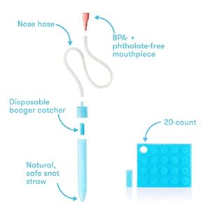 Frida Baby Nasal Aspirator NoseFrida the Snotsucker with 24 Extra Hygiene Filters