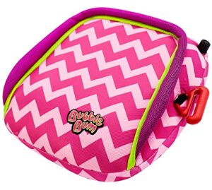bubblebum inflatable booster seat - travel booster seat - car booster seat - hybrid booster seat - portable booster seat for car - foldable & narrow slim design - perfect for kids 4-11yrs old - pink