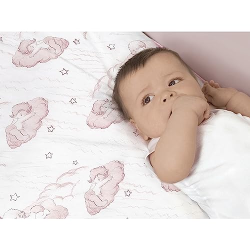 Dream On Me Twilight 80 Coil Spring Crib and Toddler Bed Mattress, Wave Pink, 5"