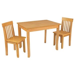 kidkraft avalon table ii & chairs set, natural, 30 x 24 x 10