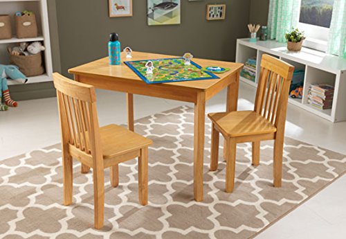 KidKraft Avalon Table II & Chairs Set, Natural, 30 x 24 x 10