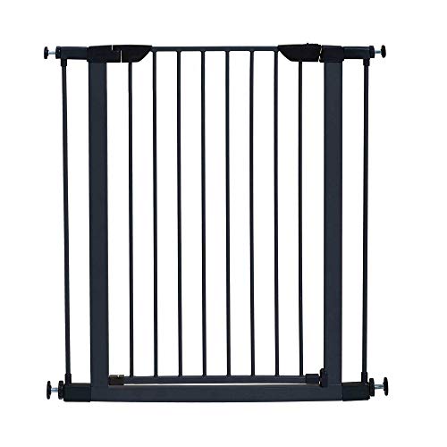 MidWest Homes for Pets 29' High Walk-thru Steel Pet Gate, 29' - 38' Wide in Textured Graphite