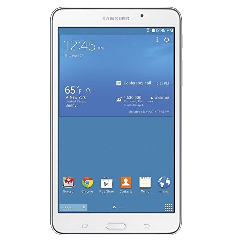 Samsung Galaxy Tab 4 SM-T230 8GB 7" Tablet - White (Renewed)