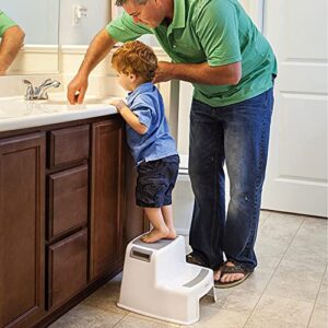 Dreambaby 2-Up Step Stool, Grey/White