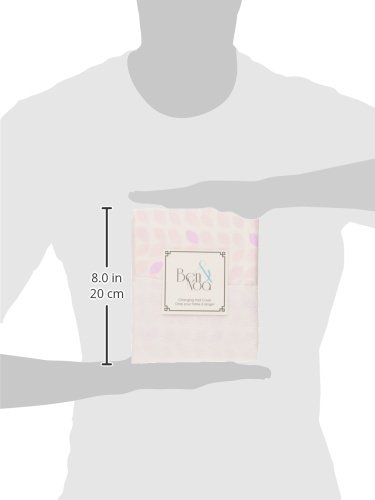 Kushies Baby Ben & Noa Change Pad with Terry Insert Percale Sheet, Pink Petals