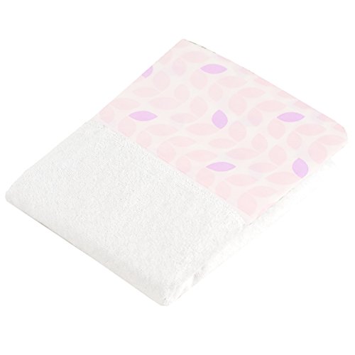 Kushies Baby Ben & Noa Change Pad with Terry Insert Percale Sheet, Pink Petals