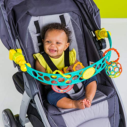 Bright Starts OBall Flex 'n Go Activity Arch Stroller or Carrier Take-Along Toy, Ages Newborn +