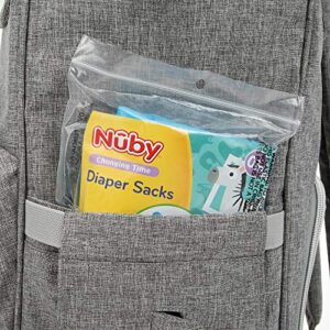 Nuby Diaper Disposable Bags, Fresh Baby Powder Scent,50 Count(pack of 6)