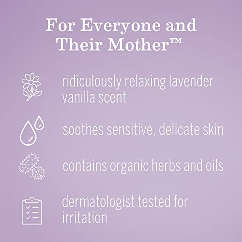 Earth Mama Calming Lavender Baby Lotion | Nourishing Organic Calendula + Rooibos for Sensitive Skin, 8 Fl Oz